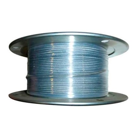 Advantage Sales & Supply Advantage 500' 1/8" Diameter 7x7 Galvanized Aircraft Cable GAC1257X7R500 GAC1257X7R500